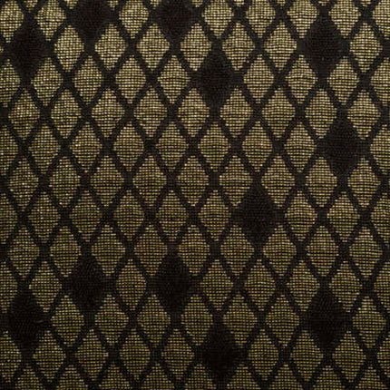 Kussenhoes zwart/shiny goud 40 x 40 cm