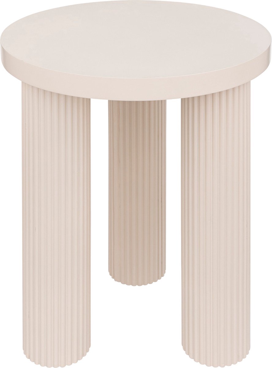 Atmosphera side table Ø40xH45 cm - Beige