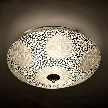 Oosterse mozaïek plafonnière kralen Ø 38 cm