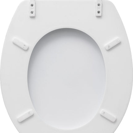 5Five Cotton Colors Toiletbril - 36x48x5cm - Wit