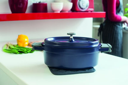 Alva Cook'on Braadpan - Ovaal - Lavendelblauw - Ø 26 cm