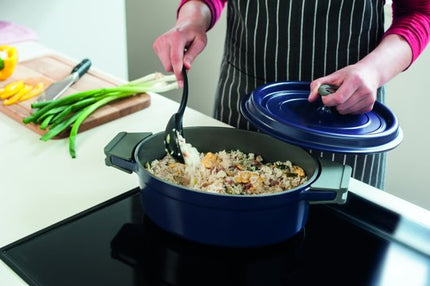 Alva Cook'on Braadpan - Ovaal - Lavendelblauw - Ø 26 cm