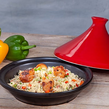 Cosy&Trendy aardewerk Tajine - Ø 25.5 cm - Rood