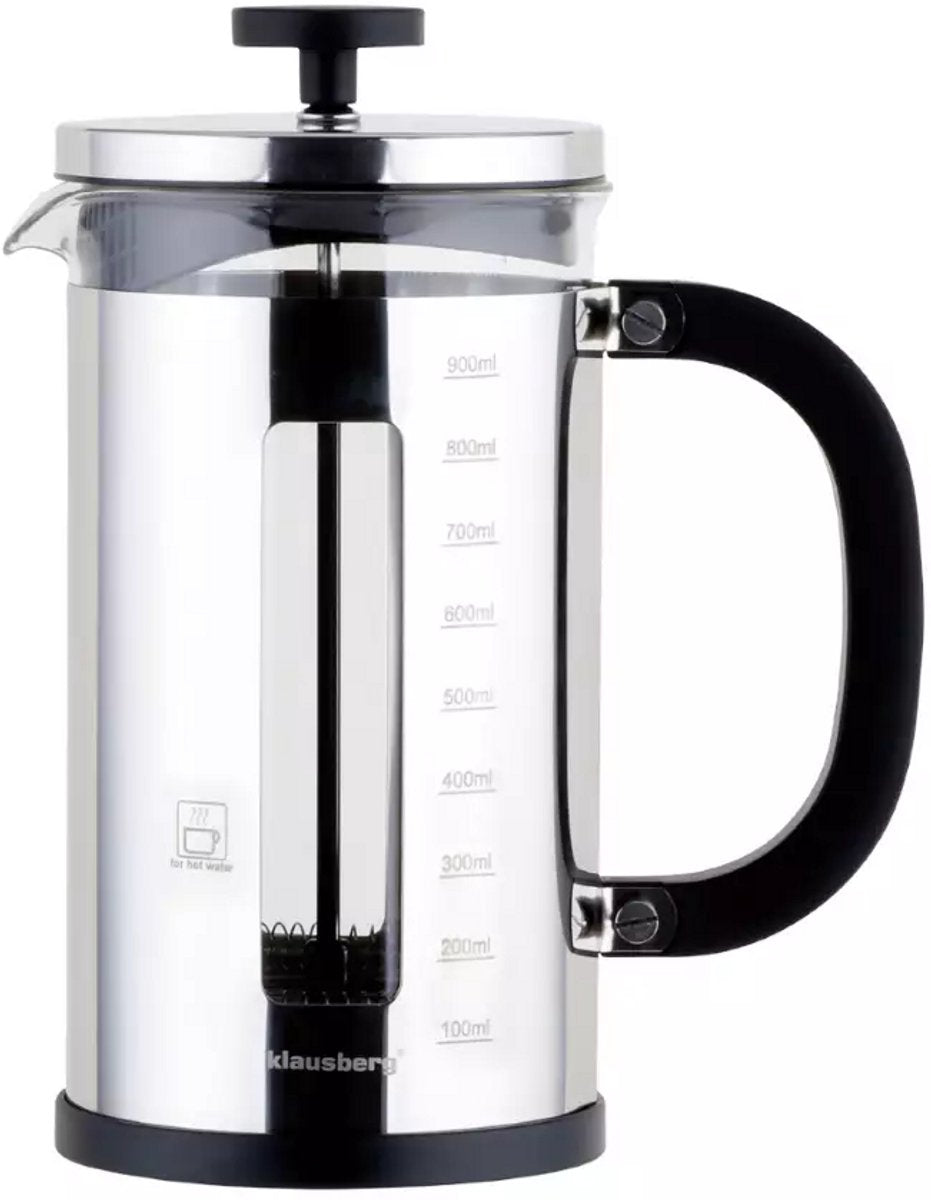 Klausberg KB7703 French Press 1L - Perfect Coffee and Tea Maker