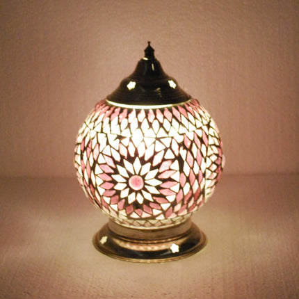 oosterse tafellamp mozaïek - diameter 15