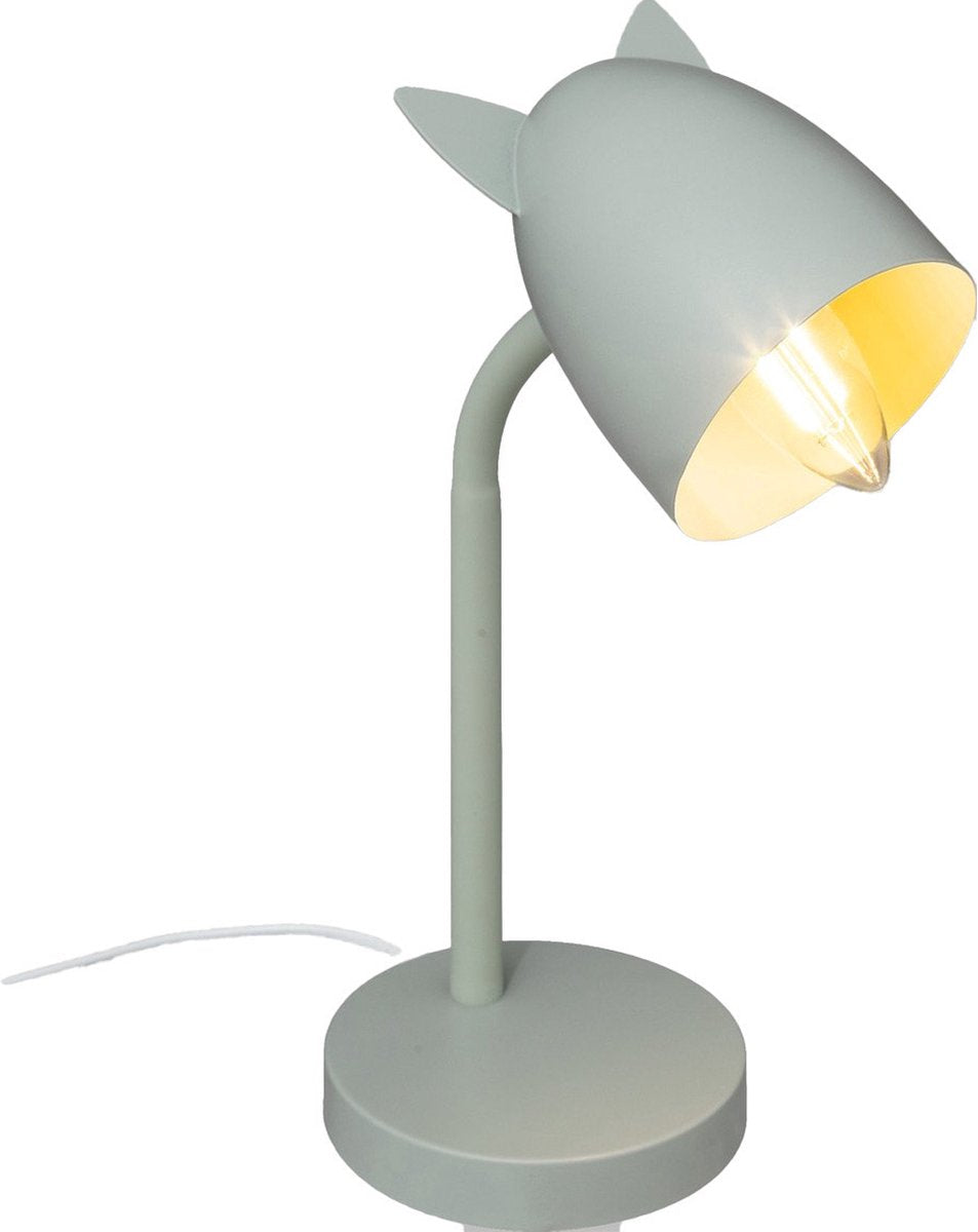 Atmosphera children's room desk lamp - with ears - green - metal - 18 x 12.5 x 31 cm - table lamp