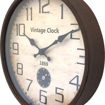 Bruine Vintage Klok