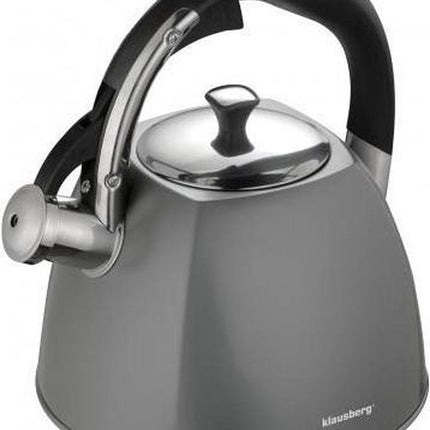 Klausberg KB-7411 fluitketel - 2,2L - rvs - alle warmtebronnen