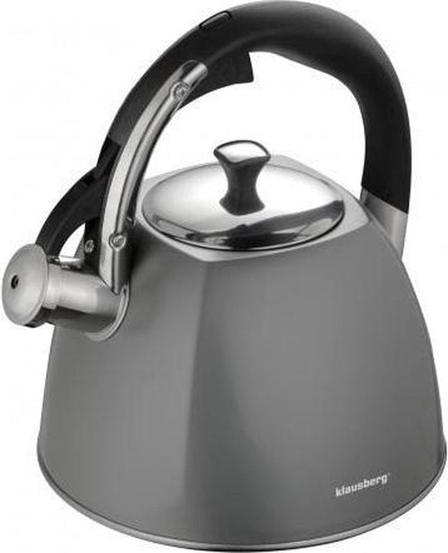 Klausberg KB-7411 fluitketel - 2,2L - rvs - alle warmtebronnen
