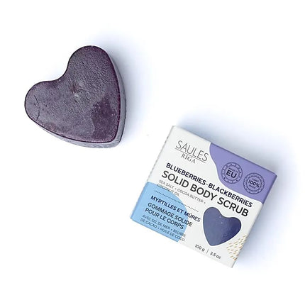 Natuurlijke scrub zeep bosbessen bramen - 100% Handgemaakt - 100gr