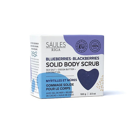 Natuurlijke scrub zeep bosbessen bramen - 100% Handgemaakt - 100gr