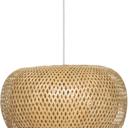 Hanglamp bamboe gevlochten D46 cm