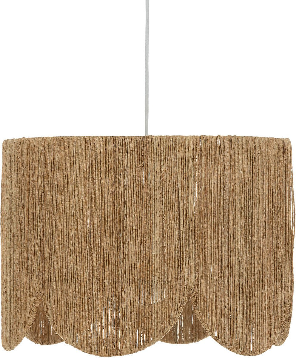 Atmosphera hanglamp Janice van jute – bruin, Ø 38 x 28 cm, E27
