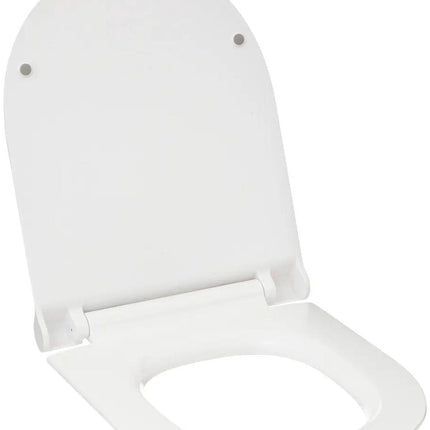 5Five Toiletbril Brilliant - wit - kunststof - universeel model - soft close systeem