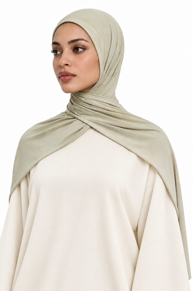 Liquid jersey sjaal – soepele hijab met lichte stretch, 5 kleuren