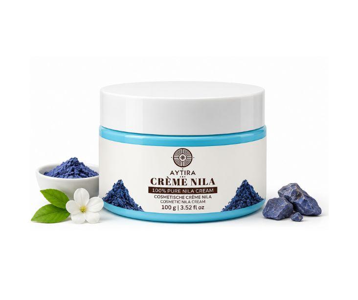 Aytira crème Nila met indigo – verhelderende crème voor een egale teint, 100 g