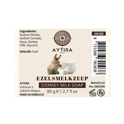 AYTiRA Ezelsmelkzeep 80g – Donkey Milk Soap