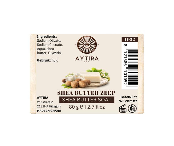 Aytira shea butter zeep 80 g – zeep met sheaboter (shea butter soap)