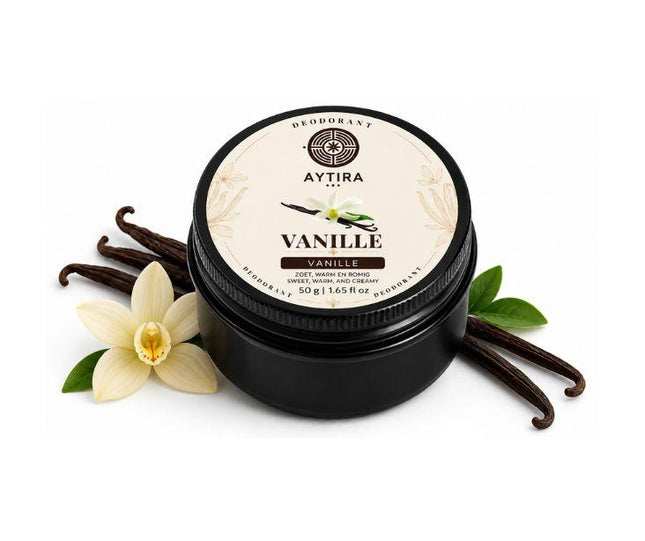 AYTiRA Vanille Deodorant 50g – Natuurlijke Deodorant met Warme Vanillegeur