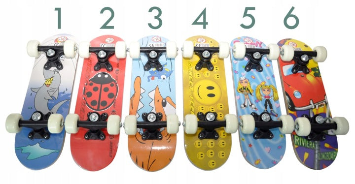 Mini skateboard voor kinderen, 43 cm – 9-laags houten deck met antislip – foto 2