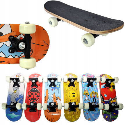 Mini Skateboard Kinderen 43 cm – 9-Laags Kinder Skateboard met Antislip Deck