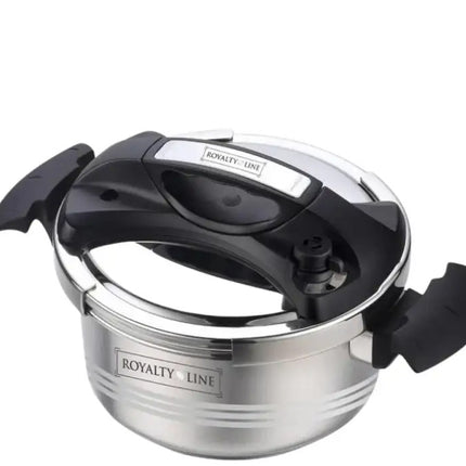 Royalty Line RL-26PS8L Snelkookpan – 8 Liter – Ø 26 cm – RVS – Met Stoommand en Veiligheidssluiting