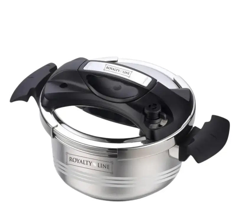 Royalty Line RL-26PS8L snelkookpan 8 liter – RVS, Ø 26 cm, met stoommand