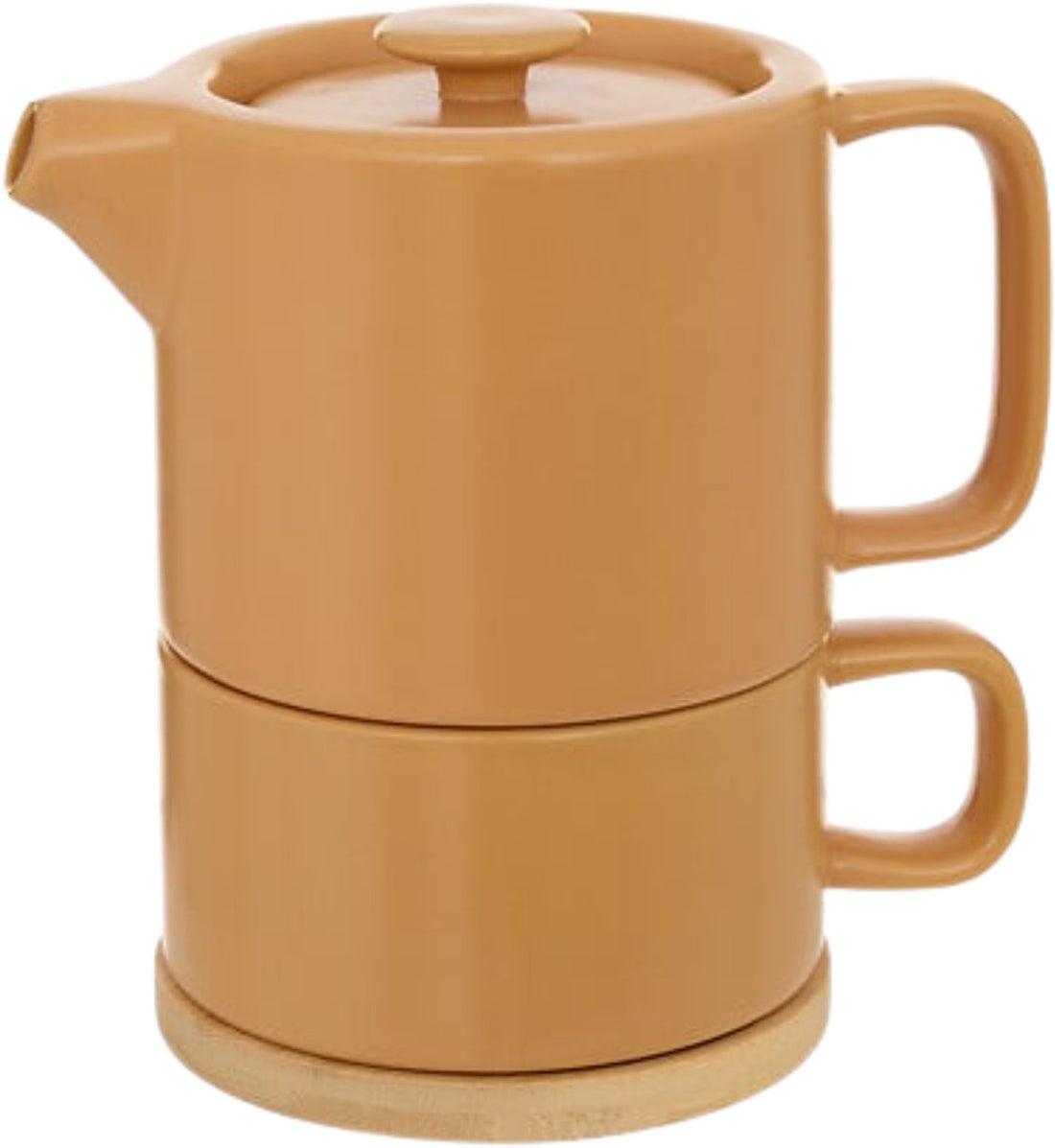 Secret de Gourmet Teekanne Penang - Keramik - mit Tasse - creme - 10 x 15 cm
