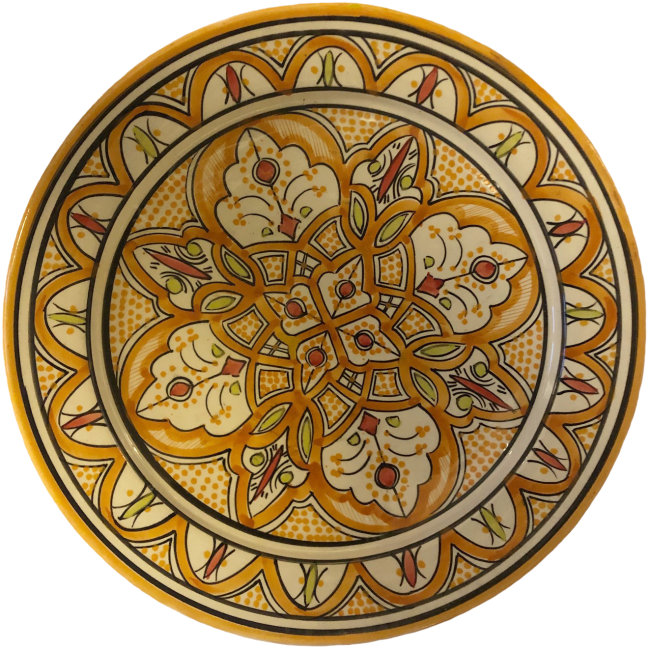 Plat marocain Ø34 cm