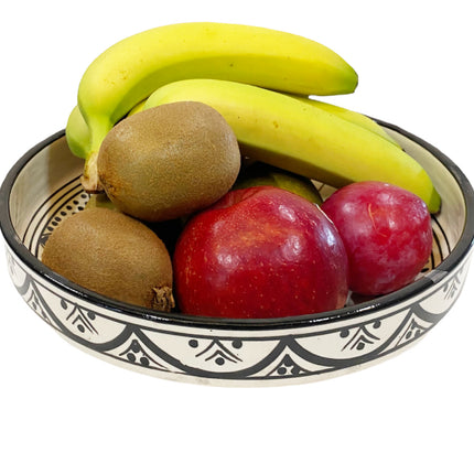 Aardewerk ronde schaal Ø24