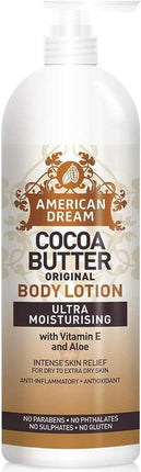 American Dream Cocoa Butter Body Lotion Original 750ml - Cacaoboter