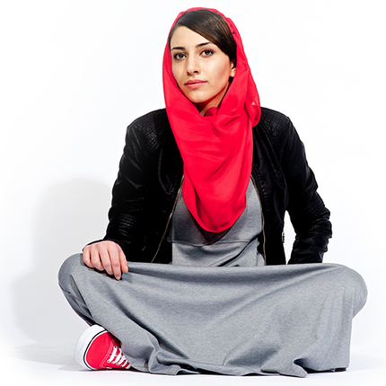 Abaya Feather Grey