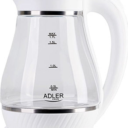 Adler AD1274 - Waterkoker - wit - 1.7 liter