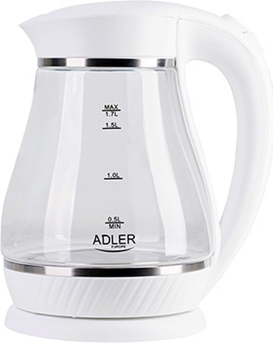 Adler AD1274 - Electric kettle - white - 1.7 liters