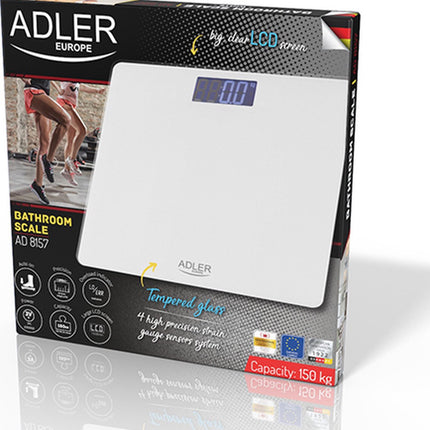 Adler AD 8157 W - Personenweegschaal wit