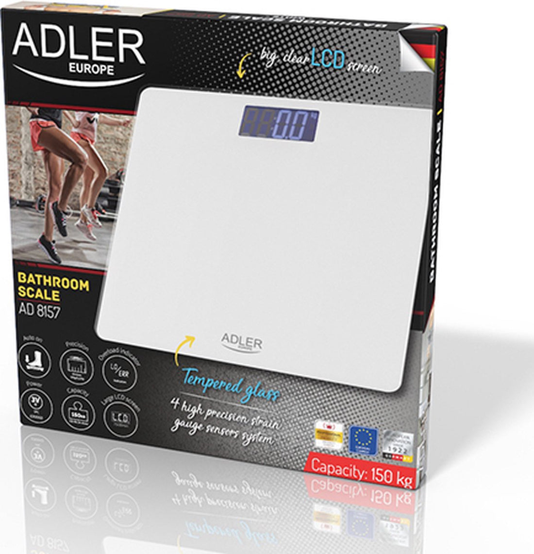 Adler AD 8157 W - Bathroom scale white