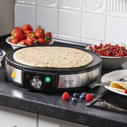 Adler Crêpemaker - Elektrisch - ⌀30cm