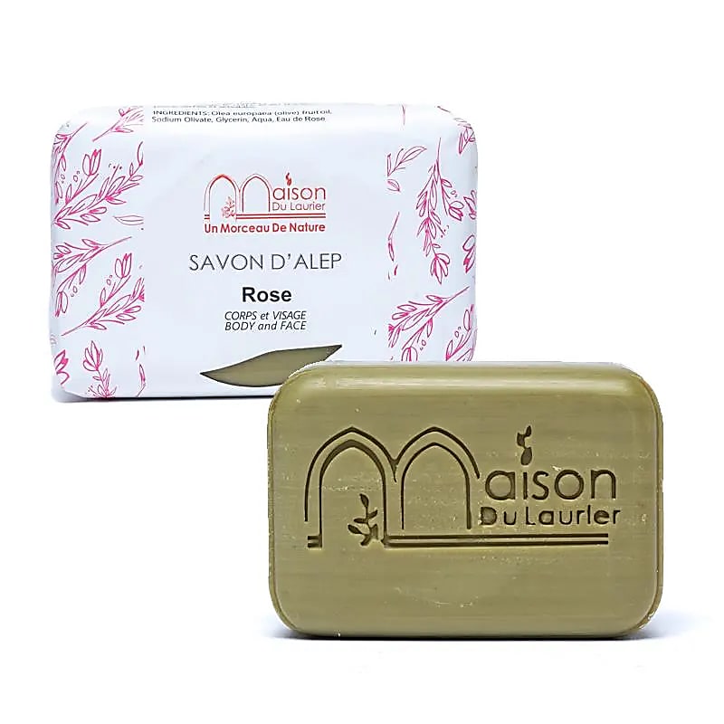 Maison du Laurier Savon d'Alep à la rose