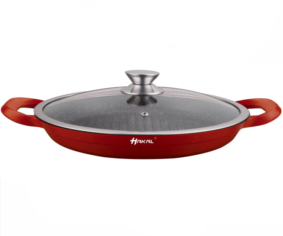 Non-stick cast aluminum grill pan 32 cm