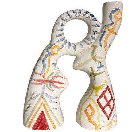 Handgemaakte Marokkaanse Vaas met Amazigh Design