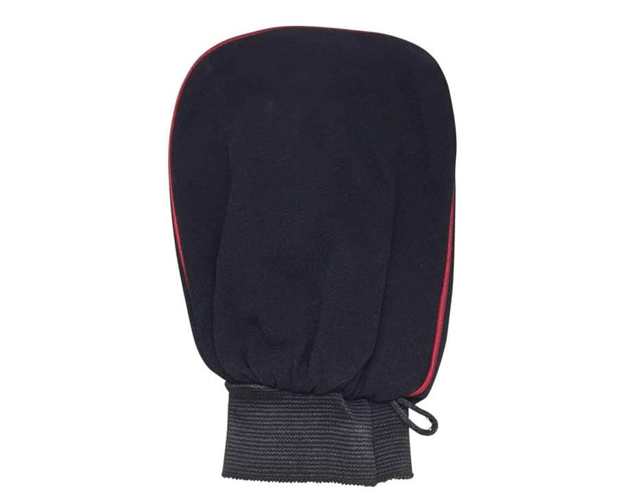 Najel zwarte kessa scrubhandschoen – hammam handschoen voor zwarte zeep
