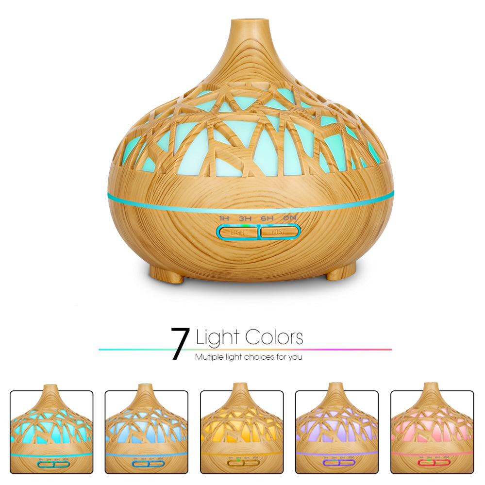Aroma Diffuser - 300 ml - Humidifier - 7 LED Colors