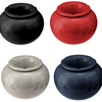 Ronde asbak van keramiek XL