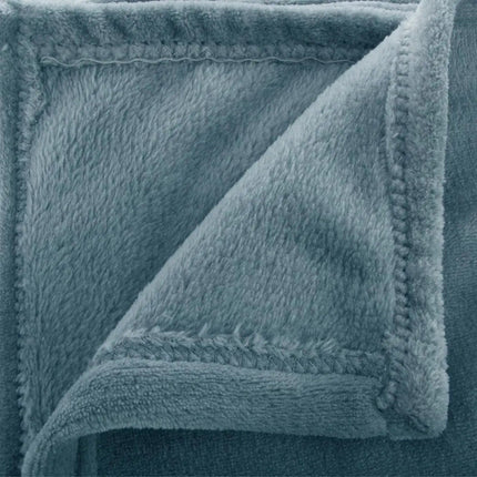 Atmosphera - Plaid - Fleece - Deken - Blauw - 130 x 180 cm