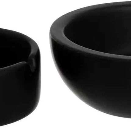 Atmosphera asbak Olm - Zwart - Keramiek - Dia 10 cm
