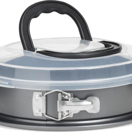 Bakvorm 3 in 1 uitneembare vorm met deksel: bak-bewaar- en transportcapaciteit - 2,4 L en D 26 cm