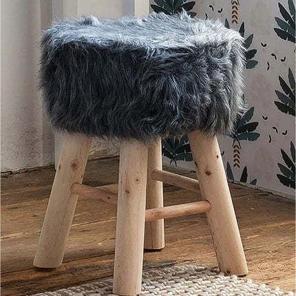 Bijzet krukje/zit krukje Oslo - D30 x H42 cm