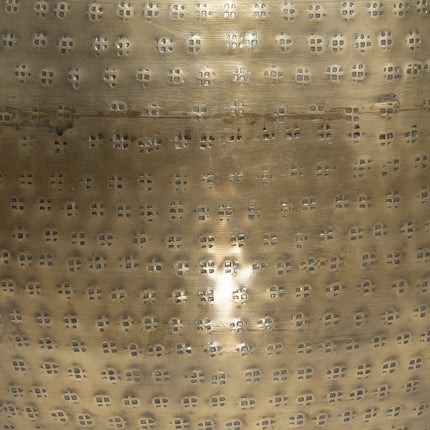 Atmosphera Bloemenvaas - metaal - bronskleurig - metallic - 15 x 23 cm