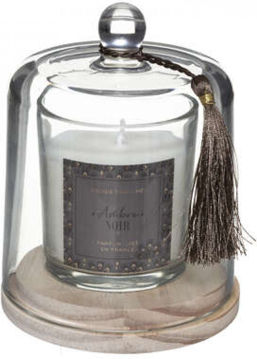 Atmosphera Candle - Scented Candle - Amber Scent - Soft and sweet fragrance - With glass holder