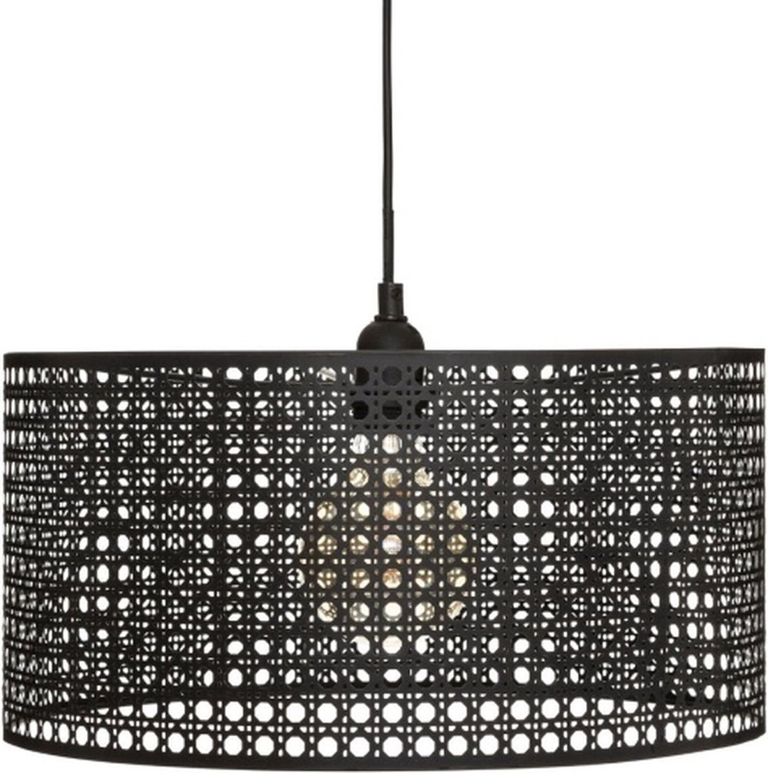 Lampe à suspension en métal Atmosphera Design D38 noir